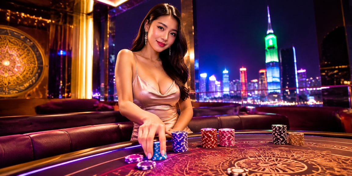 Không gian giải trí casino sôi động về đêm tại thành phố Hồ Chí Minh