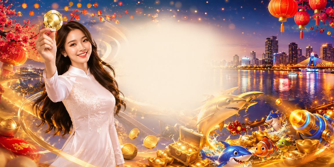 Người phụ nữ mặc áo dài tại Sài Gòn chơi game bắn cá trên điện thoại di động
